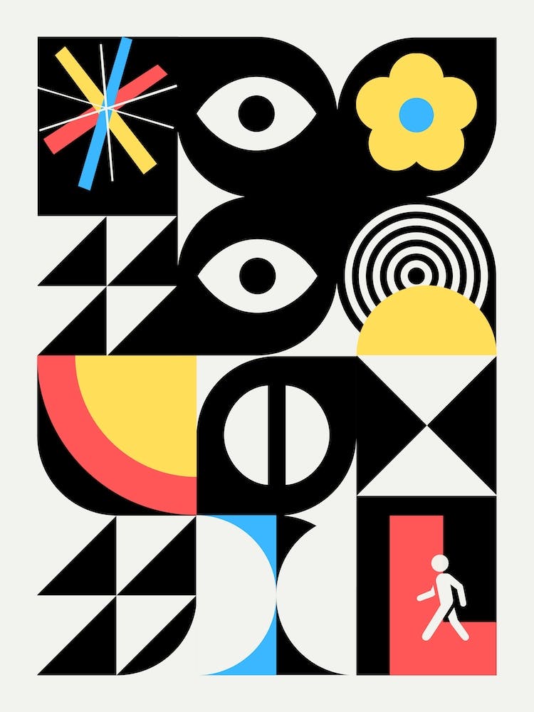 Maximalist Geometrical Surreal Design