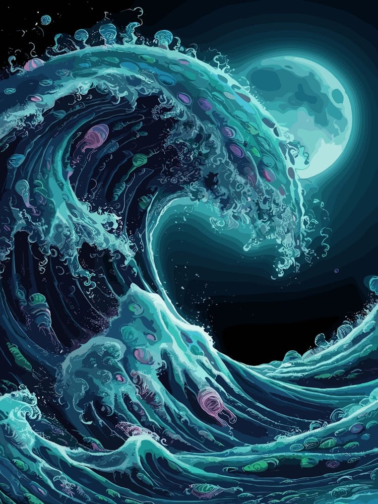 Ocean Kanagawa Wave