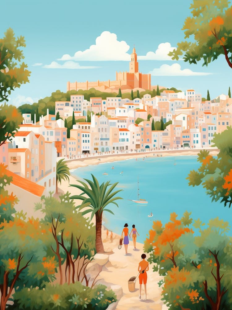 Ibiza Spain 4 Illustration