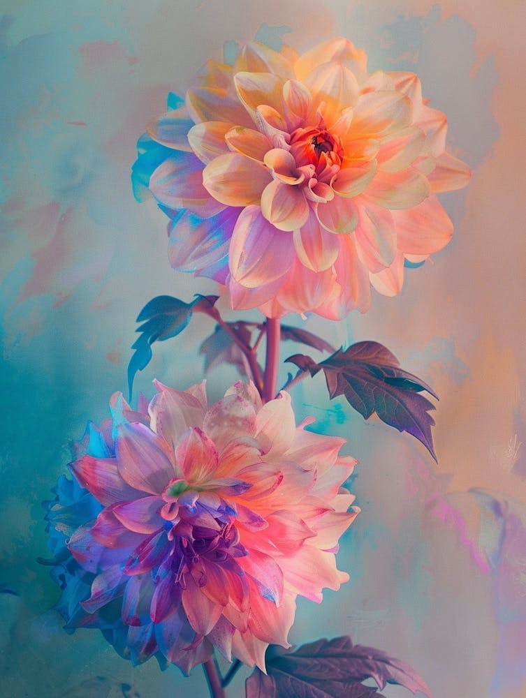 Iridescent Flower Dahlia 1