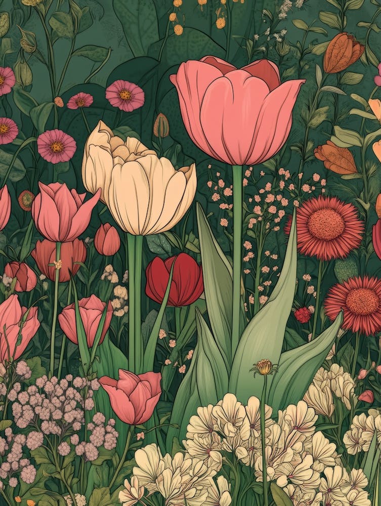 Tulips In The Garden 25