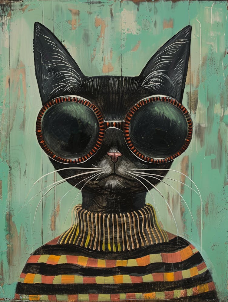 Cat In Sunglasses 15