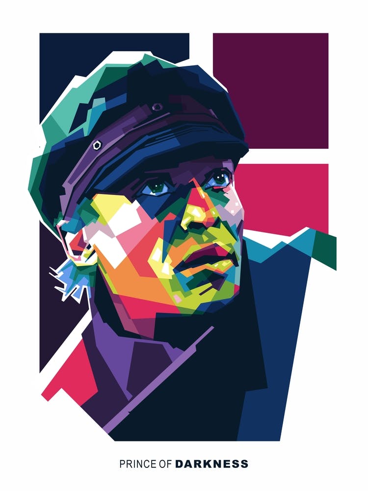 Mile Davis Pop Art WPAP