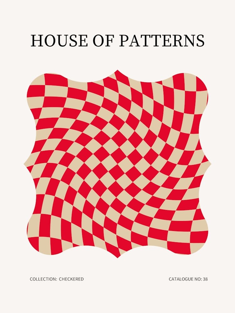 Checkered Pattern Poster 39