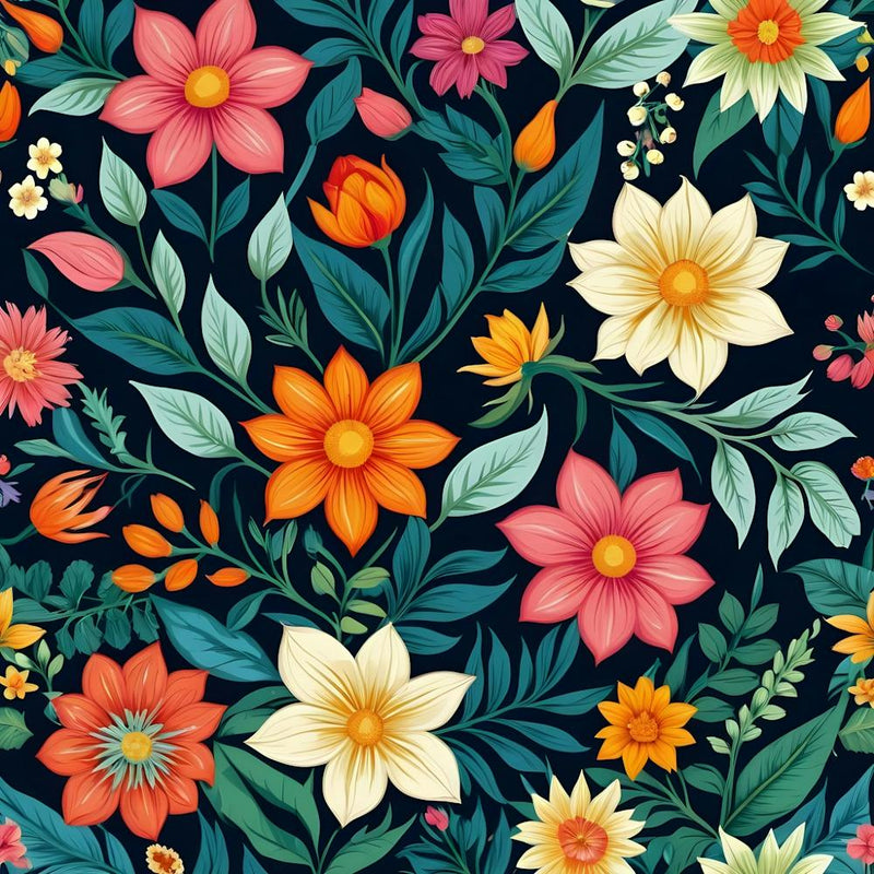 Floral Seamless Pattern 12