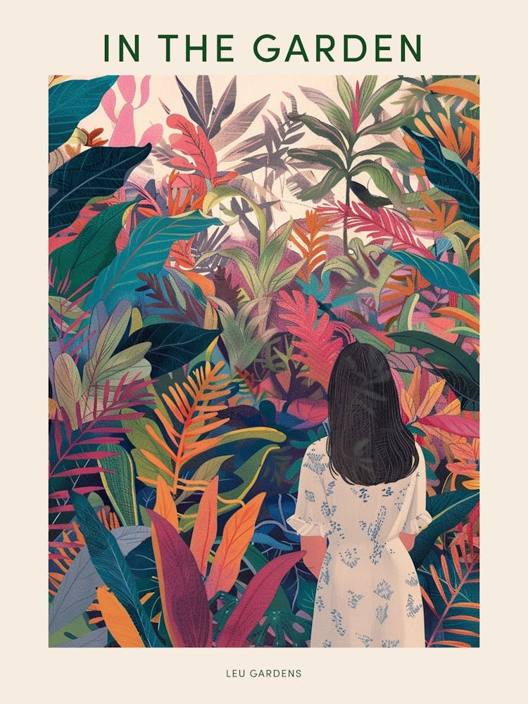 In The Garden Poster Leu Gardens Usa 3