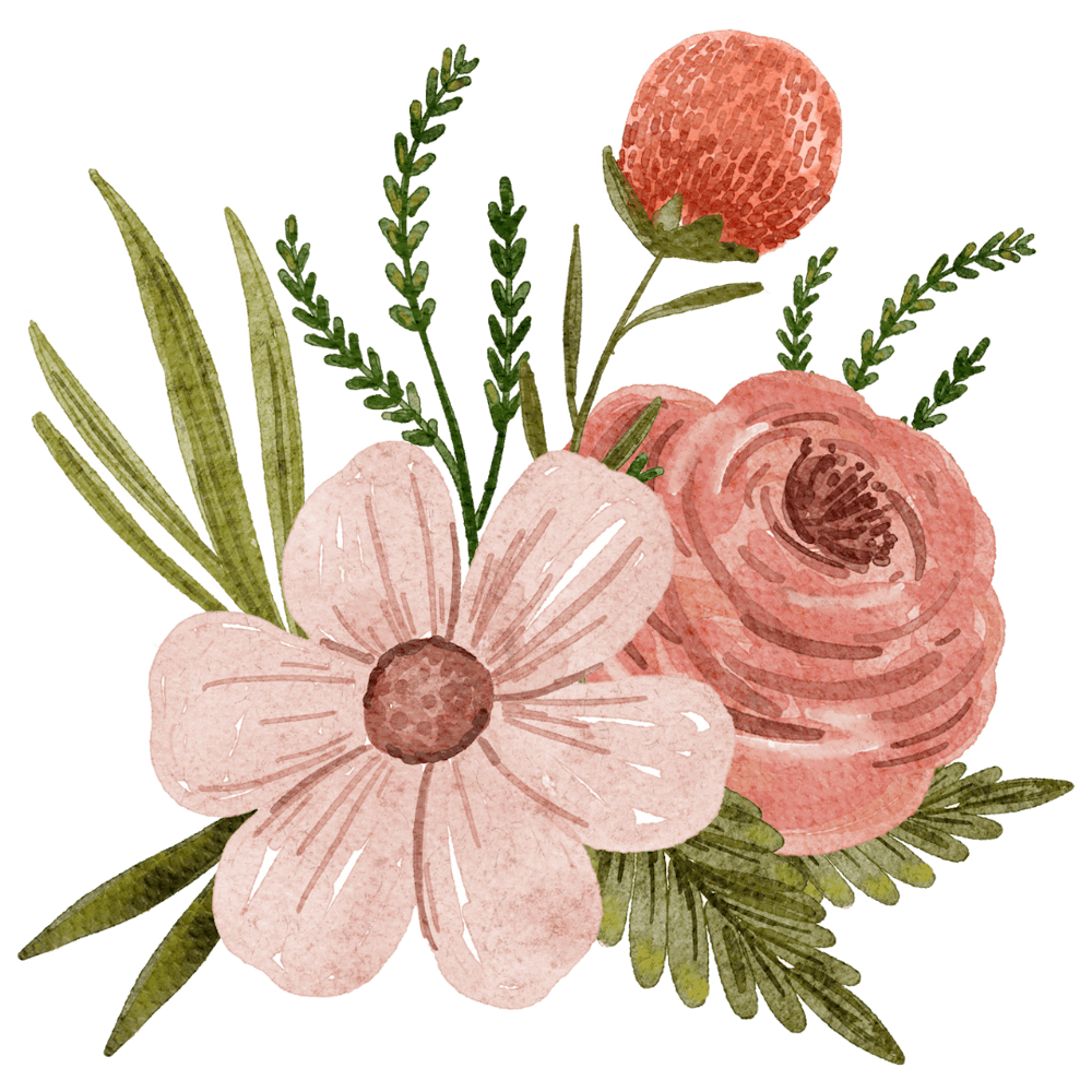 Blooming Beautiful Watercolor Flowers