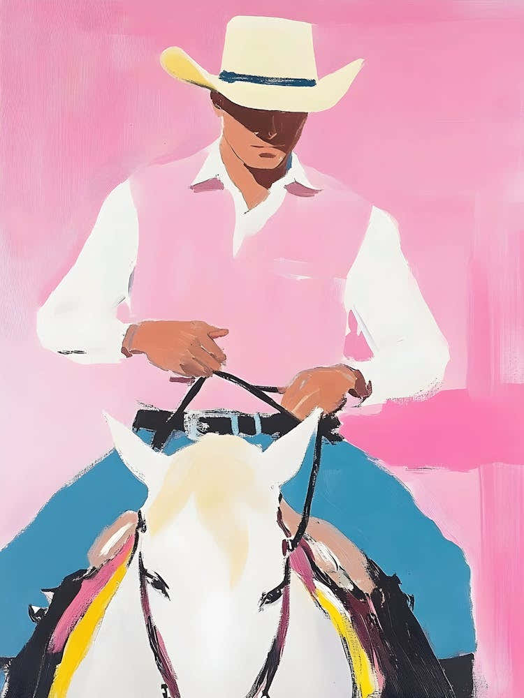 Cowboy In Pink