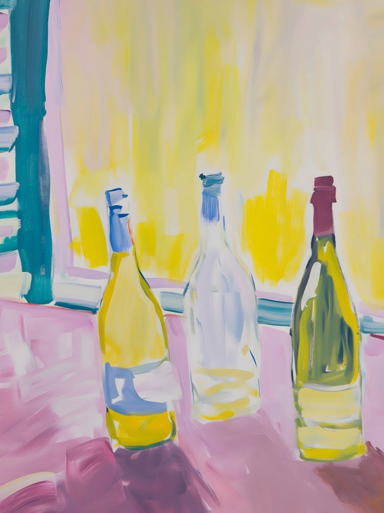 Three Bottles Of Wine