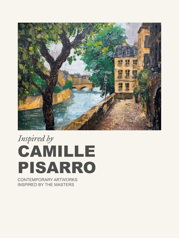 Museum Poster Inspired By Camille Pisarro 6