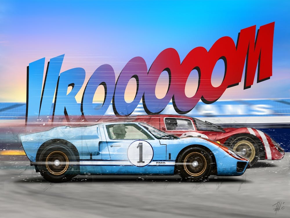 Ford Gt40 Miles vs Ferrari 330