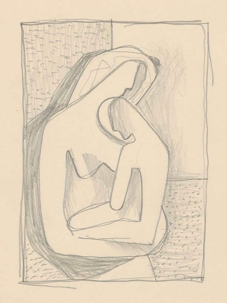 Sketchbook With Various Studio Drawings, Mikuláš Galanda (7)