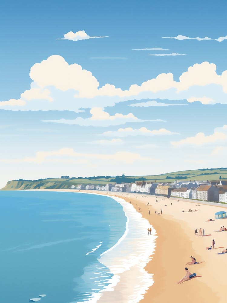 Long Beach Scene Wall Art