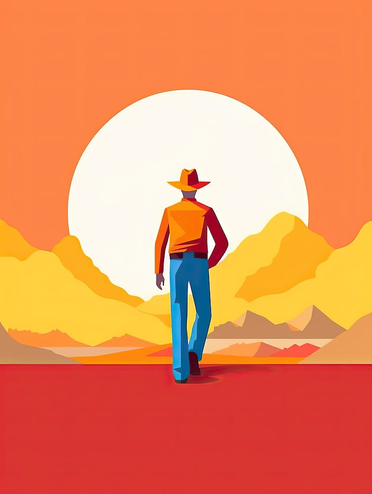 Minimalist Cowboy Tale