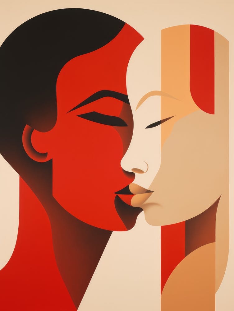 Two Women Kissing 3