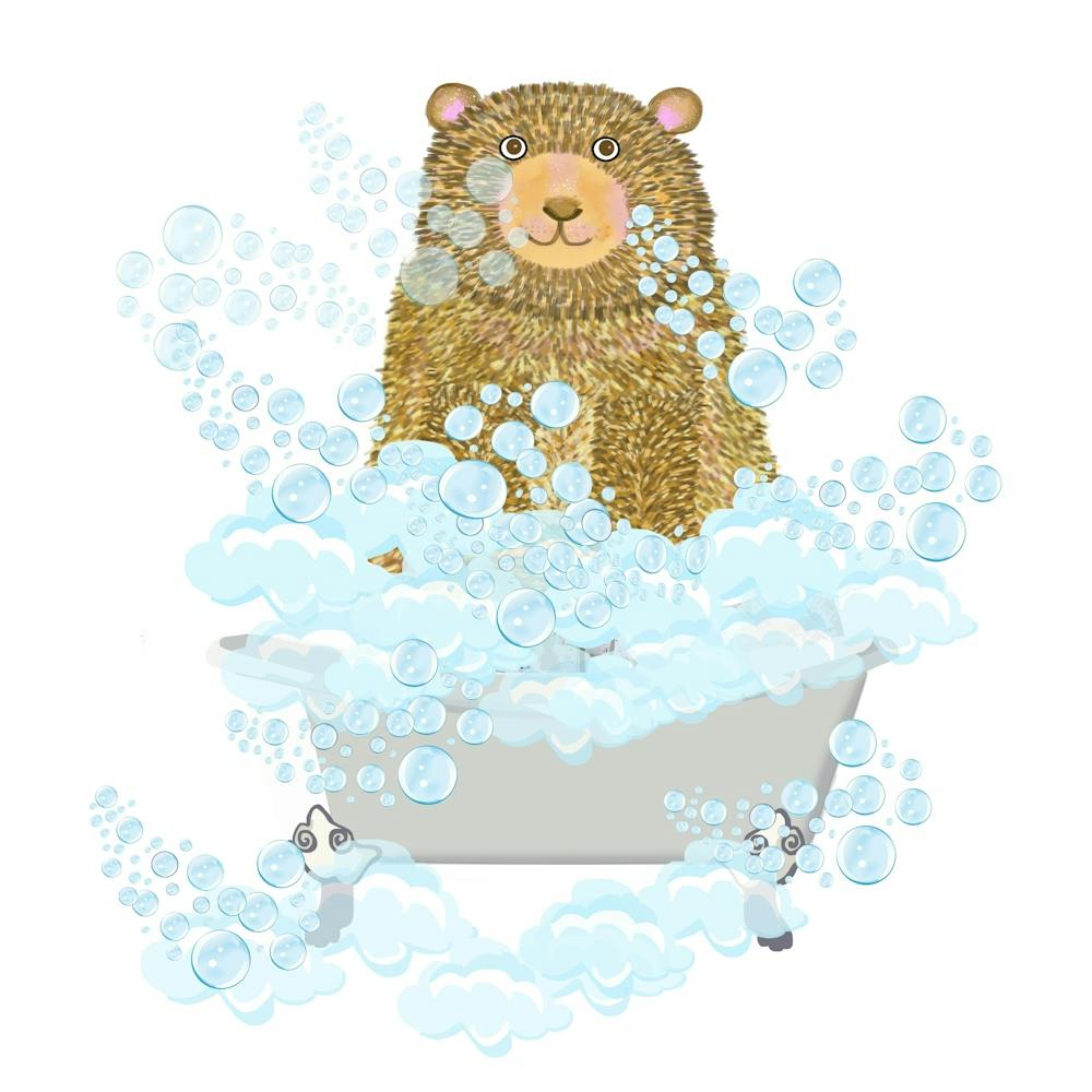 Bear in the Tub