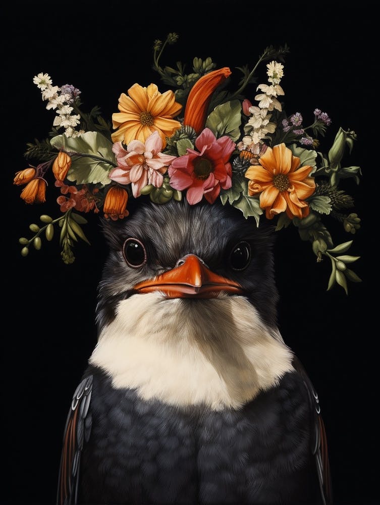 Bird With A Flower Crown Dipper 3