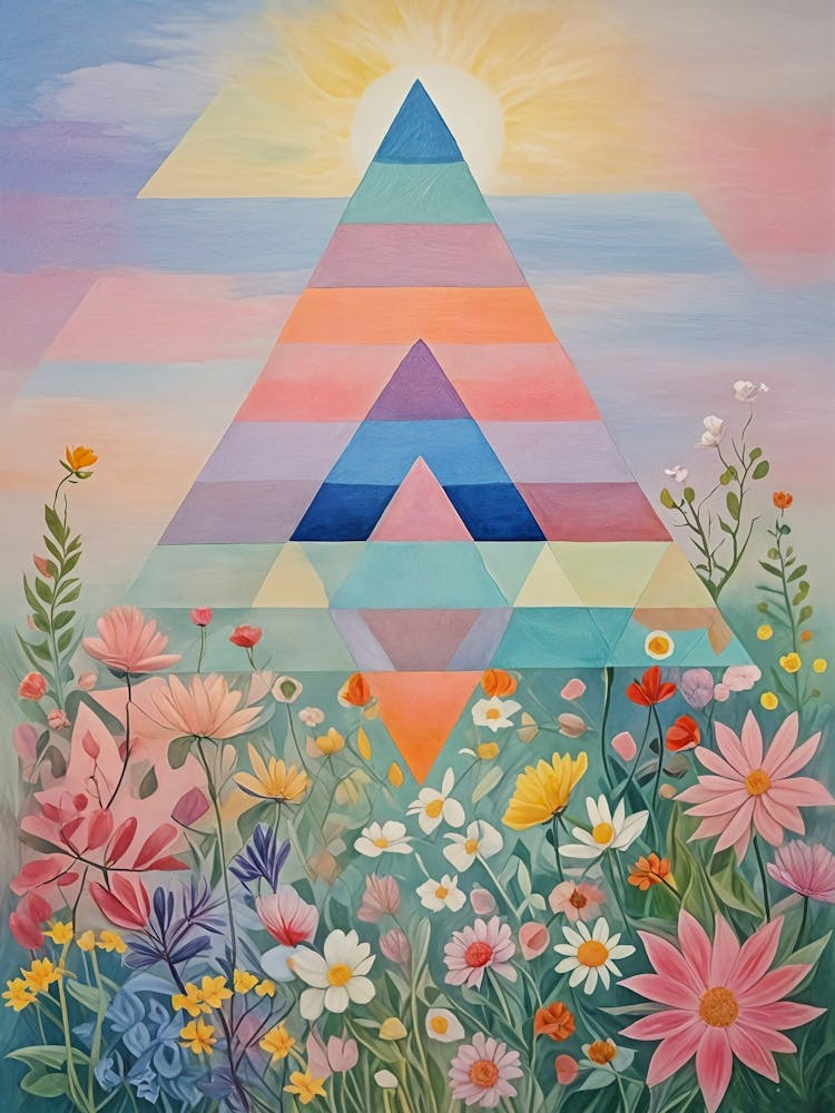 Floral Triangles no3