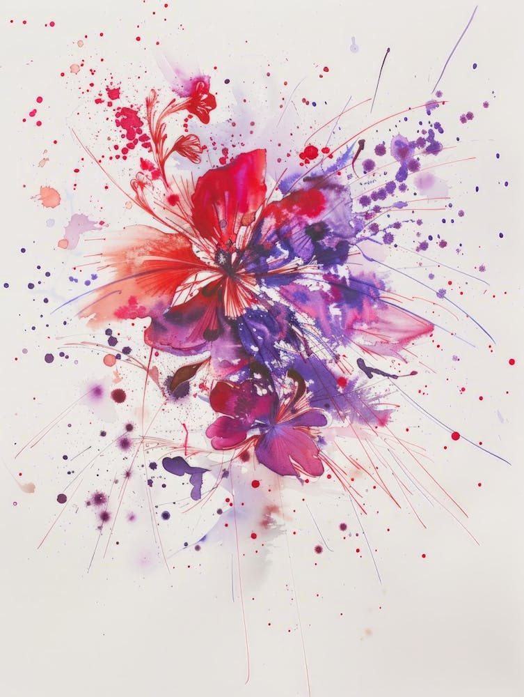 Watercolor Flower Painting