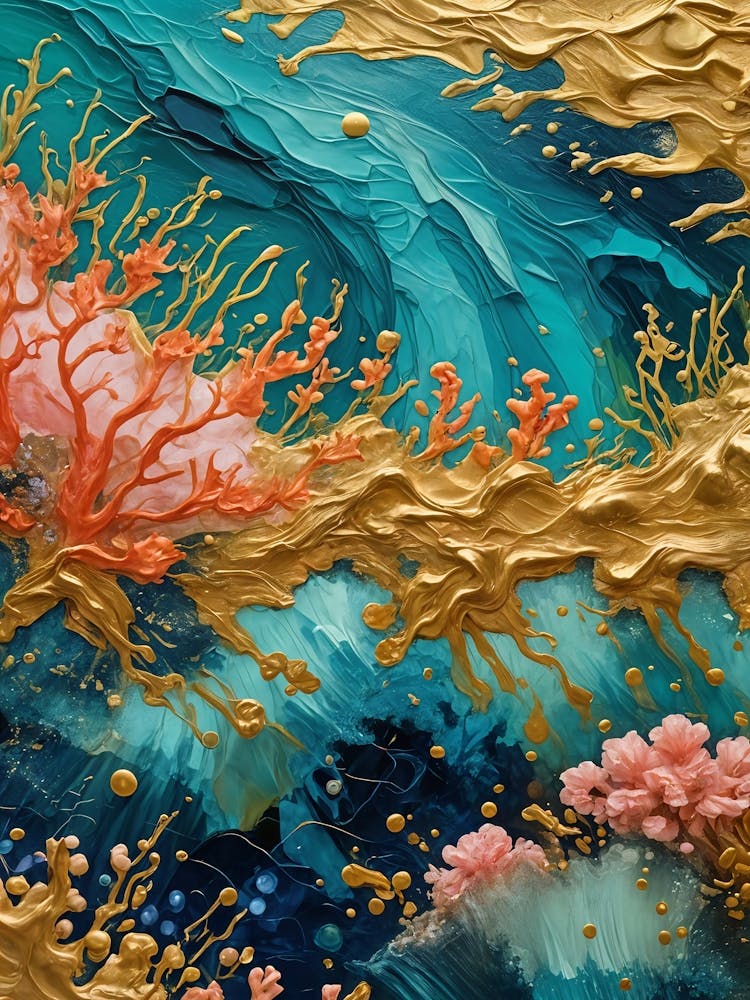 Abstract Coral Reef no2