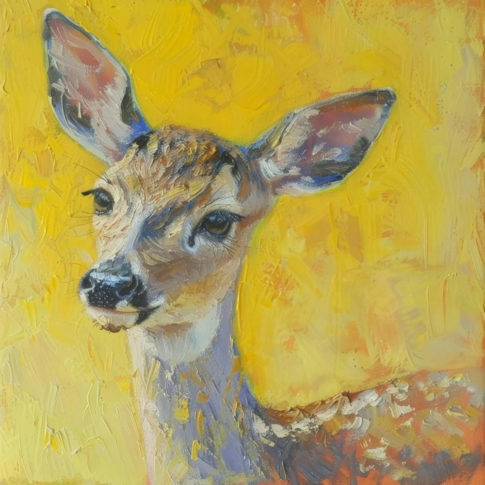 Fawn painting 2