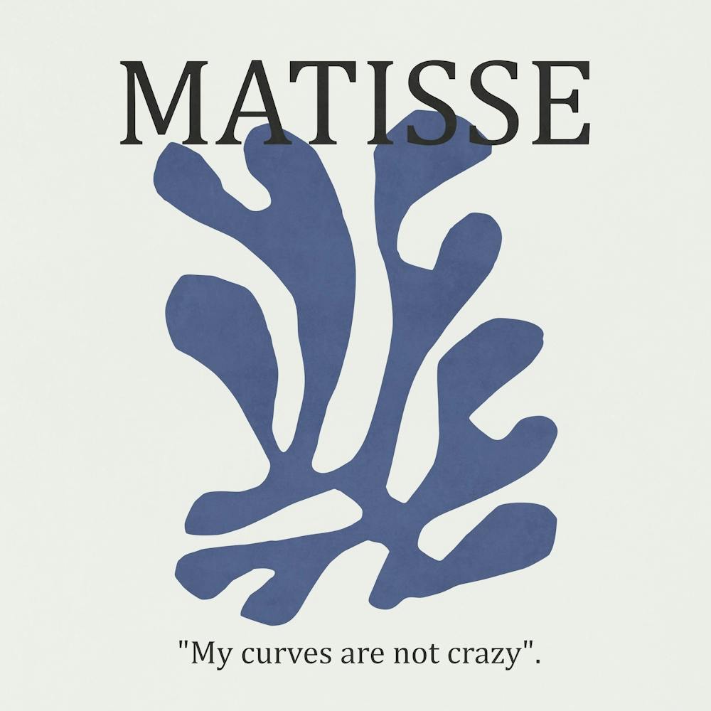 Blue Leaf 02- Henri Matisse