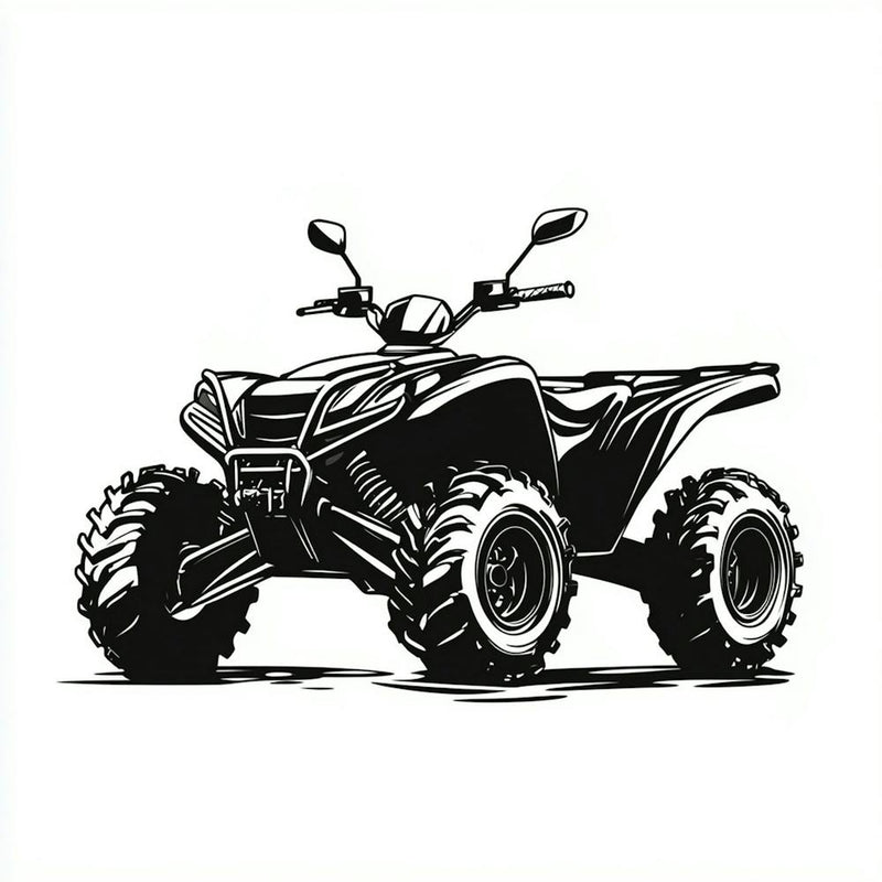 A Rugged Mountain Atv Quad
