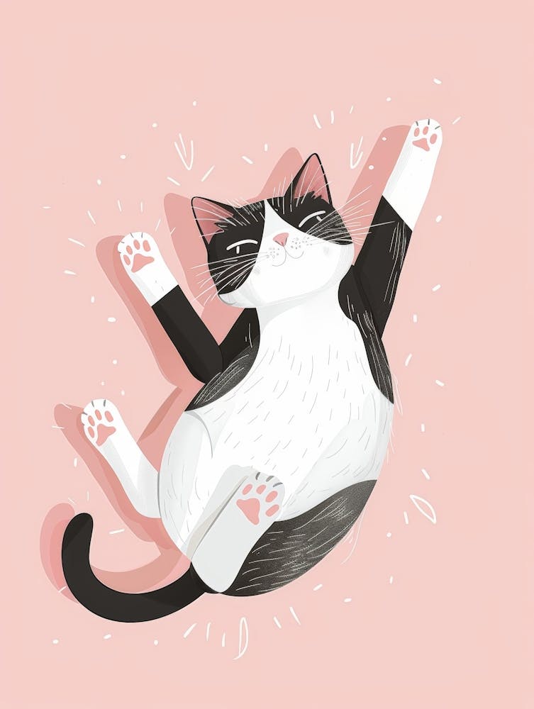 Cute Cat Illustration