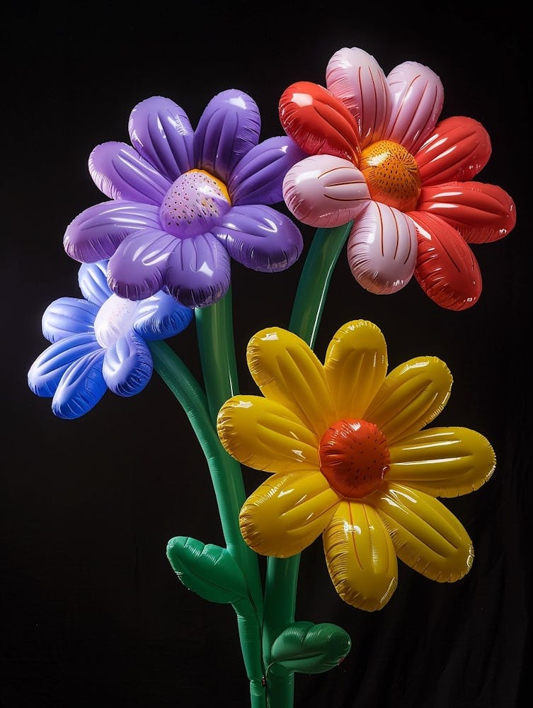 Bright Inflatable Flowers Asters 2