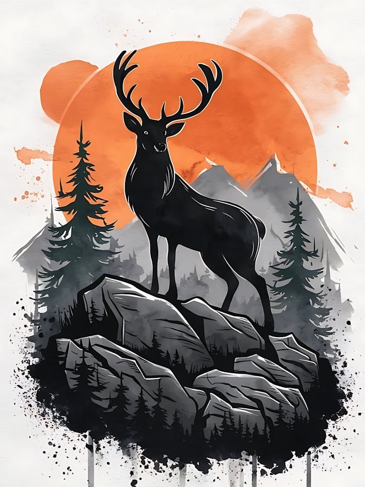 Deer In The Woods