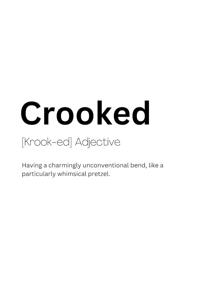 Crooked Definition Meaning