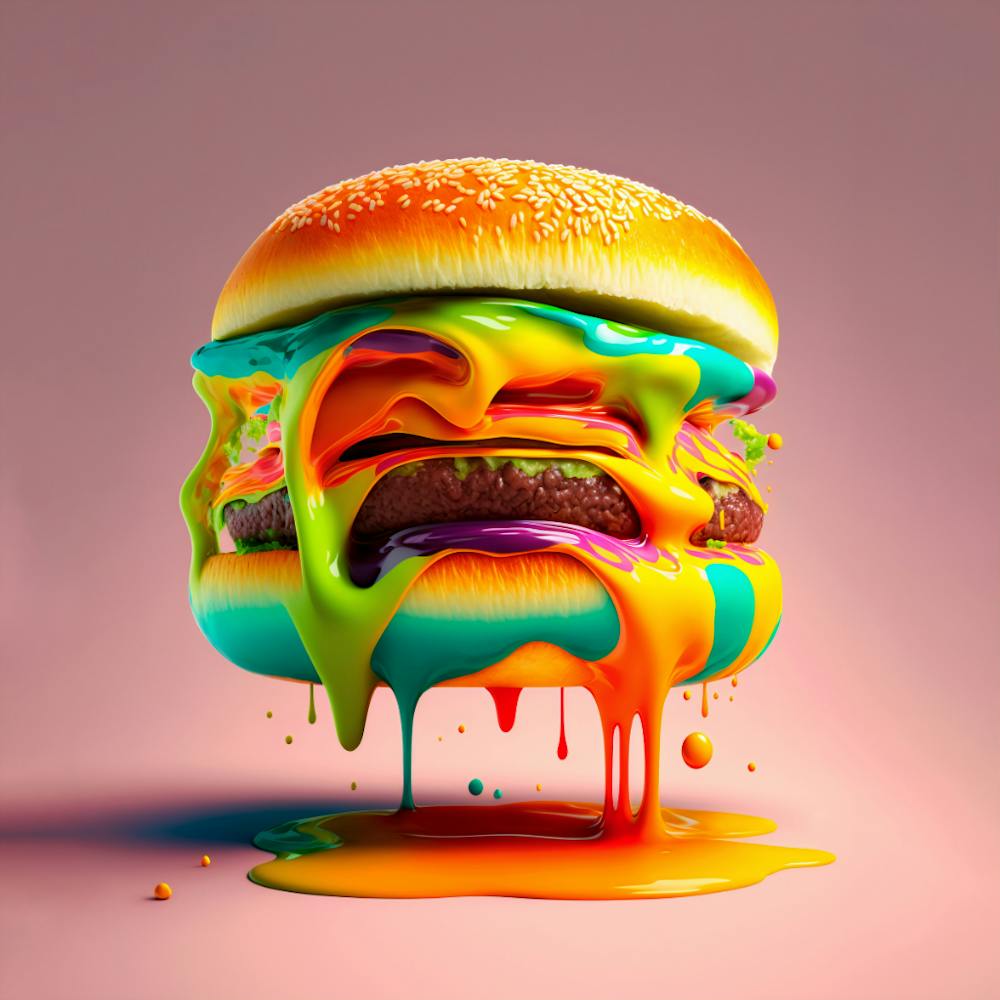 Rainbow Burger
