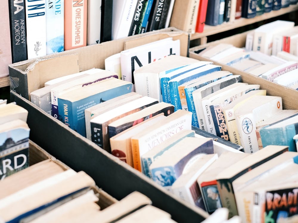 Books at the Hippie Market // Ibiza Travel Photography