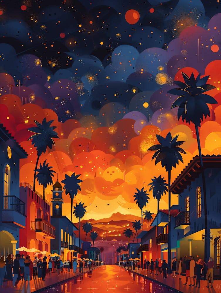 Sunset In Las Vegas