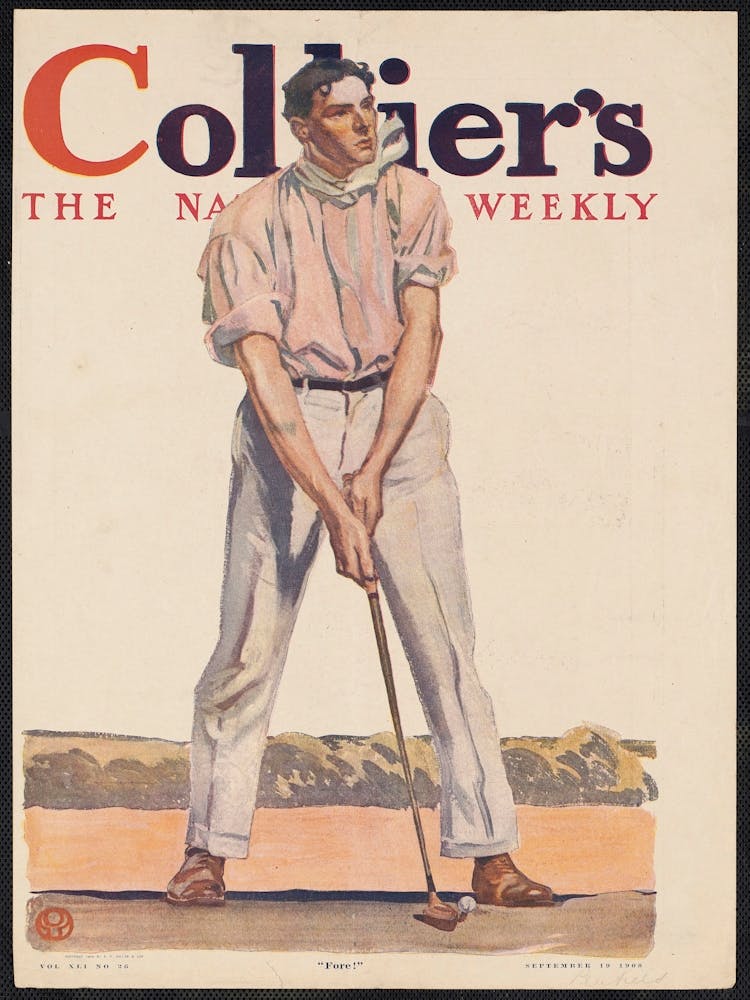 Collier's Fore!, Edward Penfield