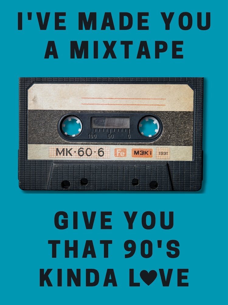 Mixtape 90s Love Print 2