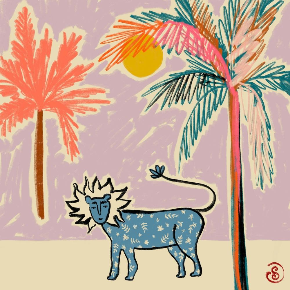 Leo Square Animal