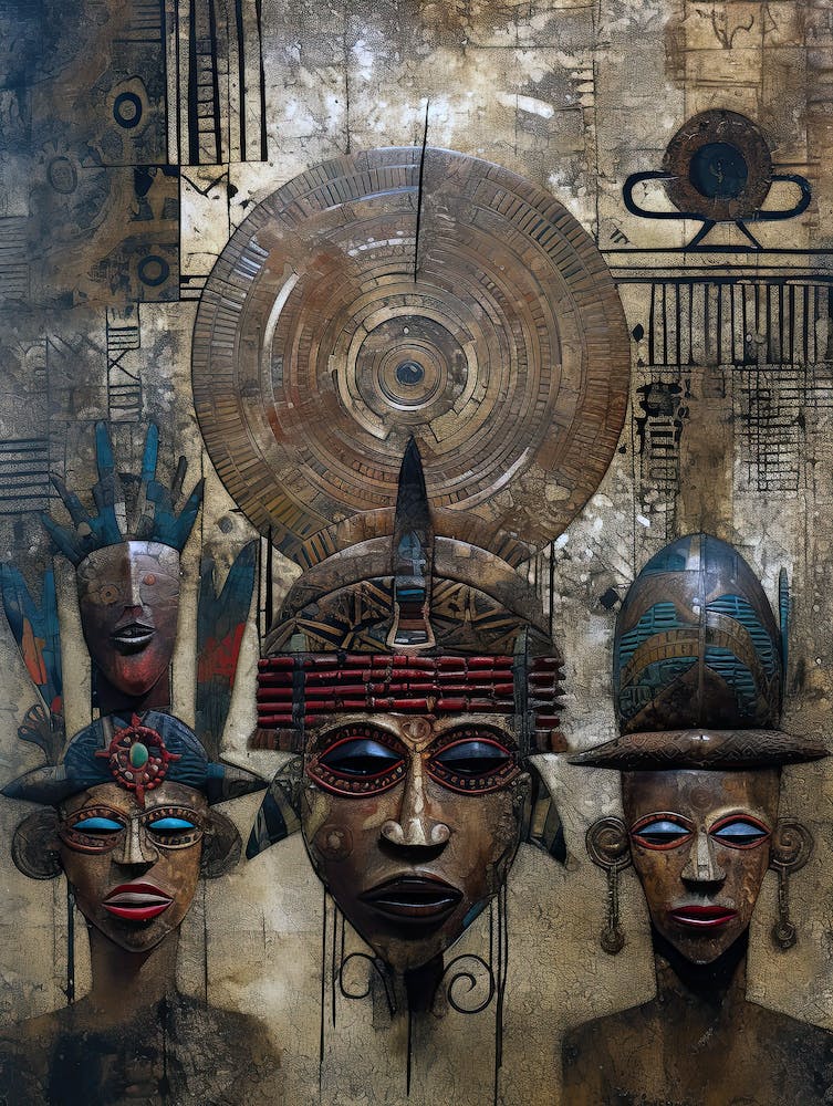 Masked Journeys: Immersing in African Tribal Beauty