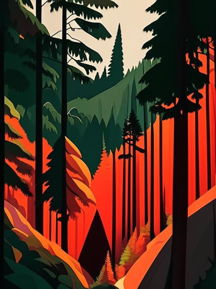 Bohemian Switzerland National Park Czech Republic Retro