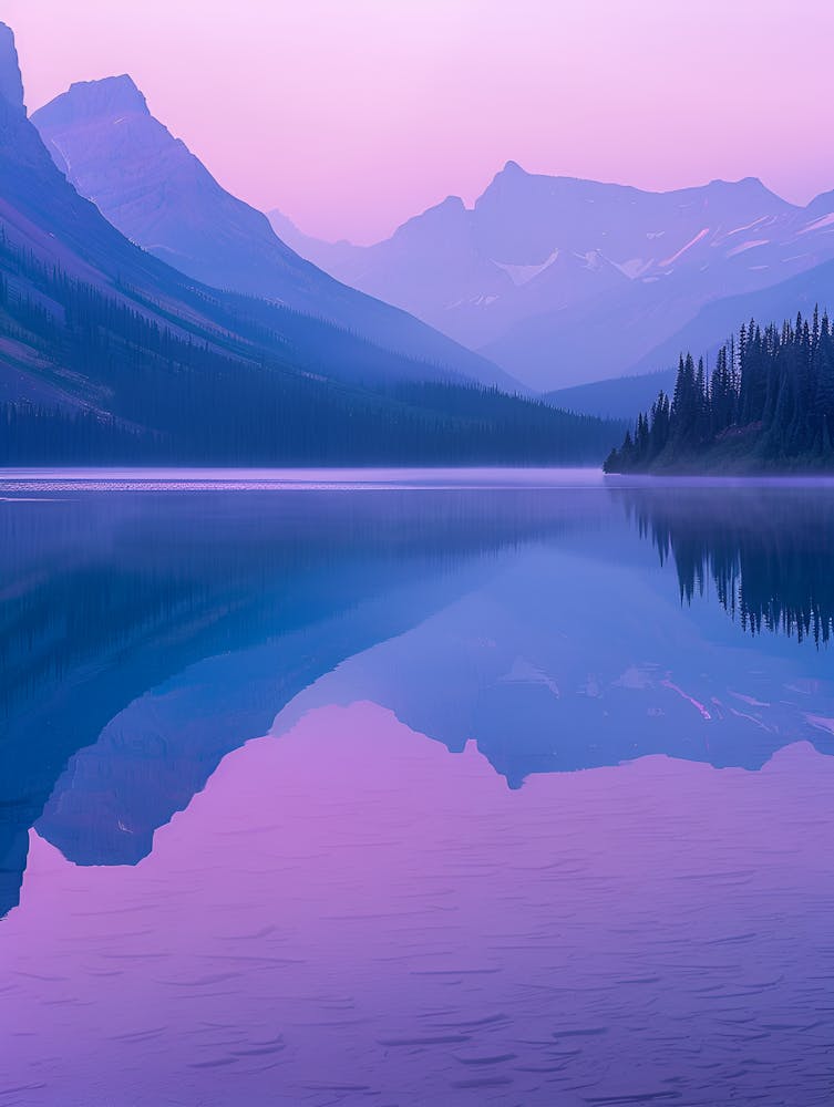 Sunrise At Glacier Lake