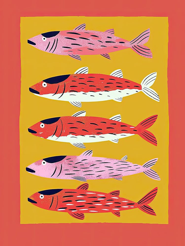 The Bold School Fish Poster