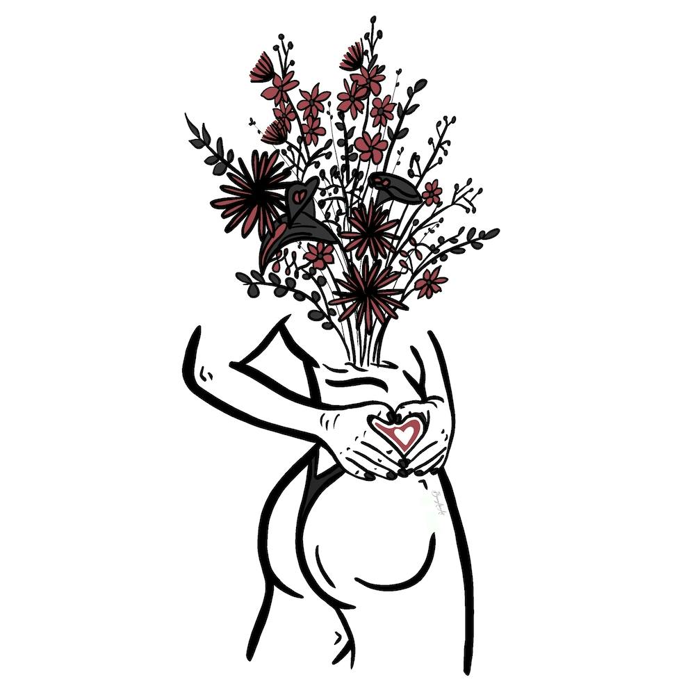 Im In Love With Myself Square Line