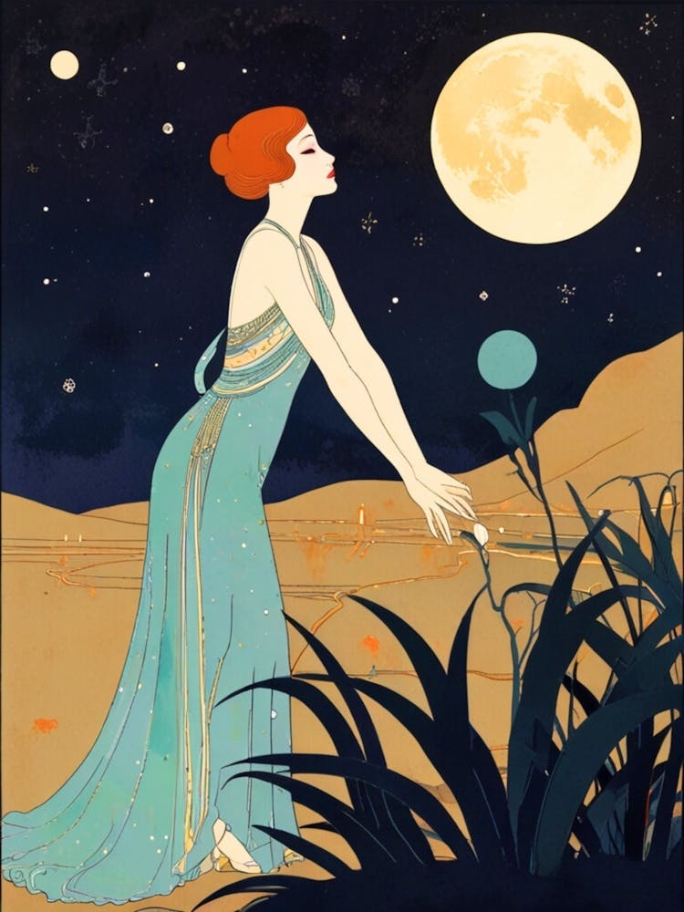 Venus And The Moon 2