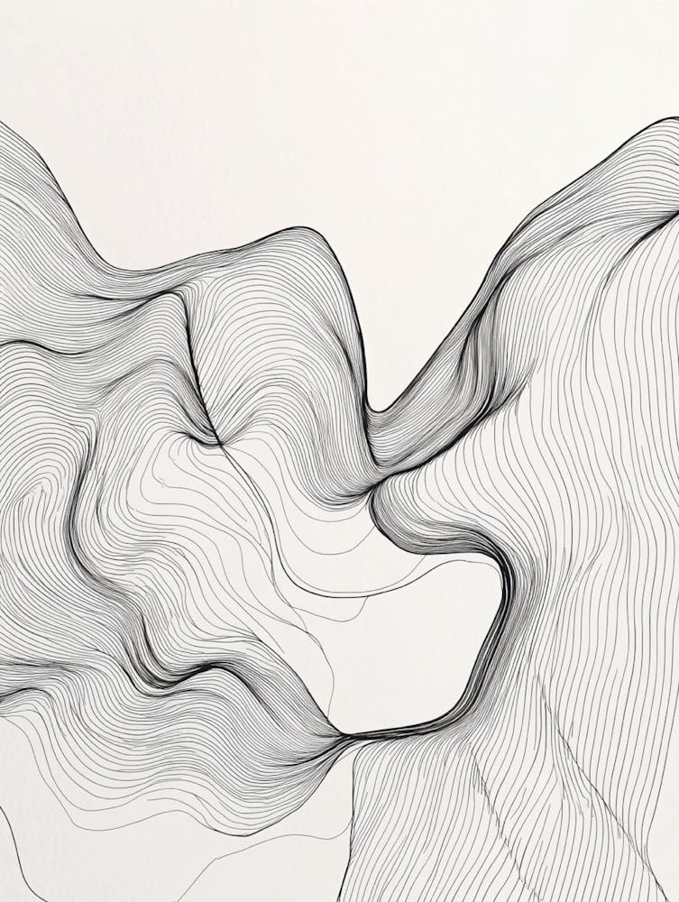 Abstract Line Drawing 4