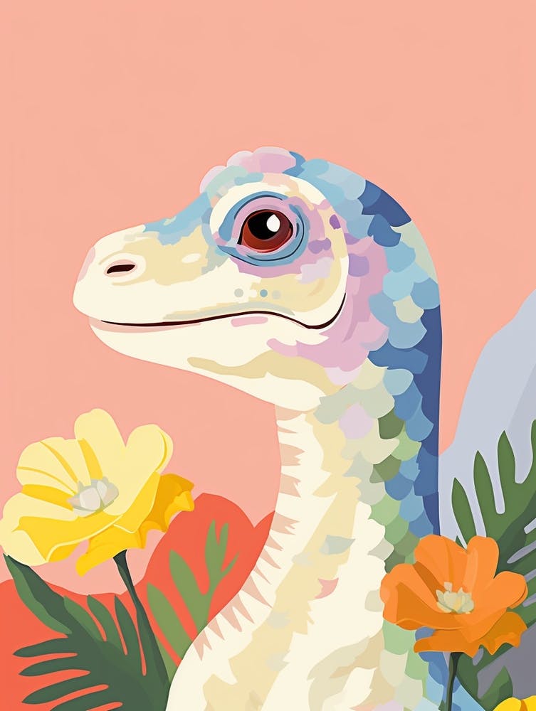 Colourful Dinosaur Maiasaura 3