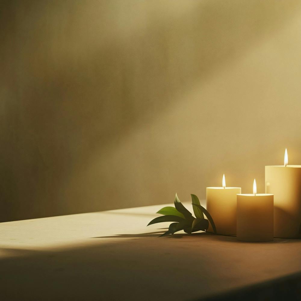 Candles On A Table