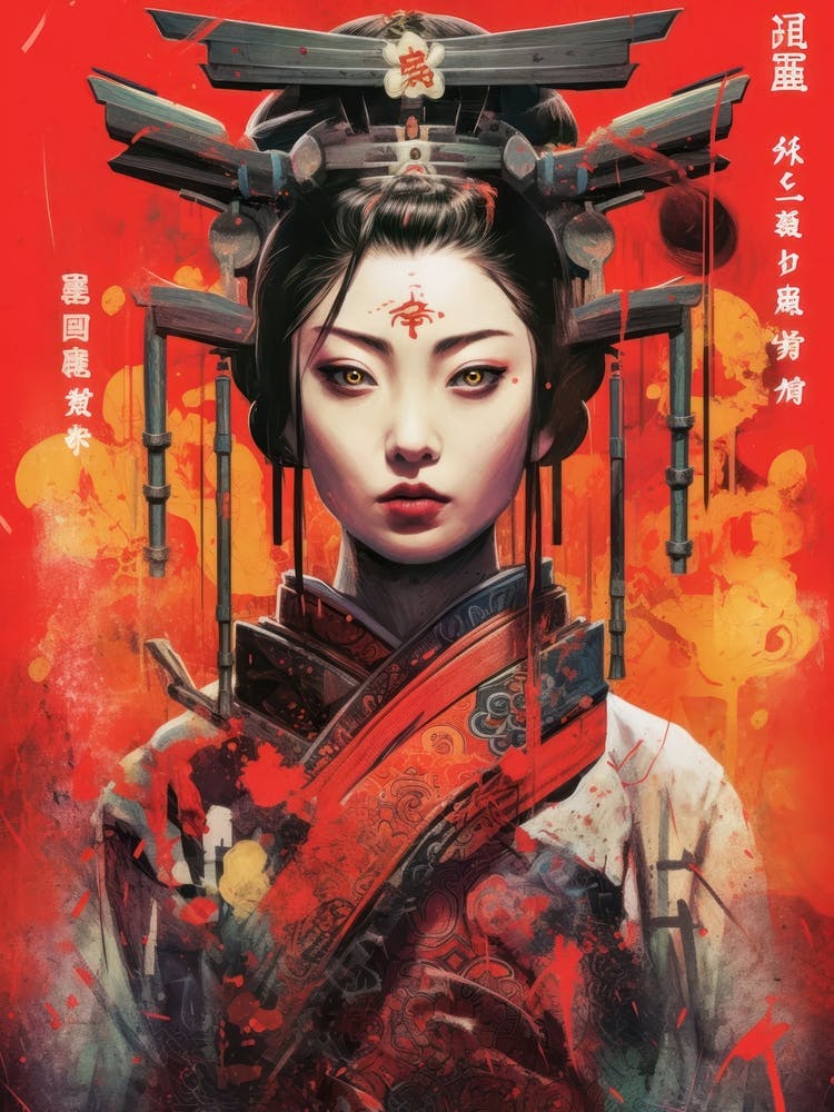 Cyberpunk Geisha