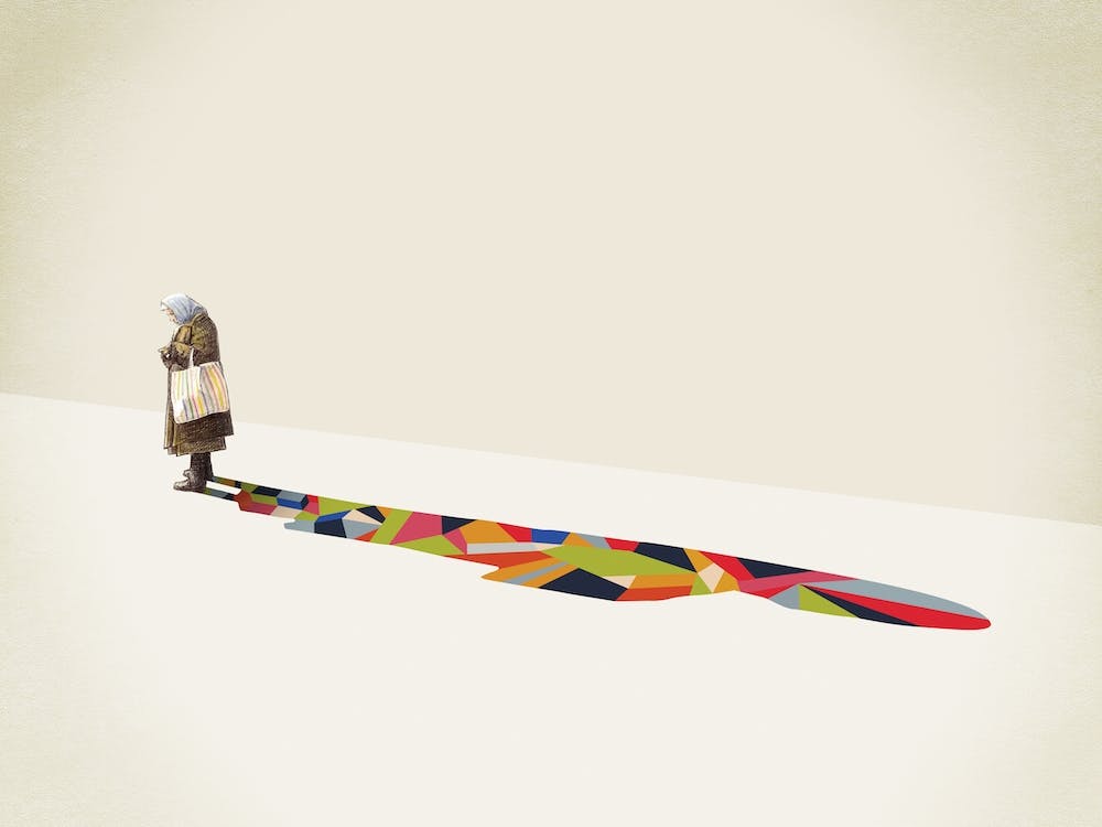 Walking Shadows   Old Lady