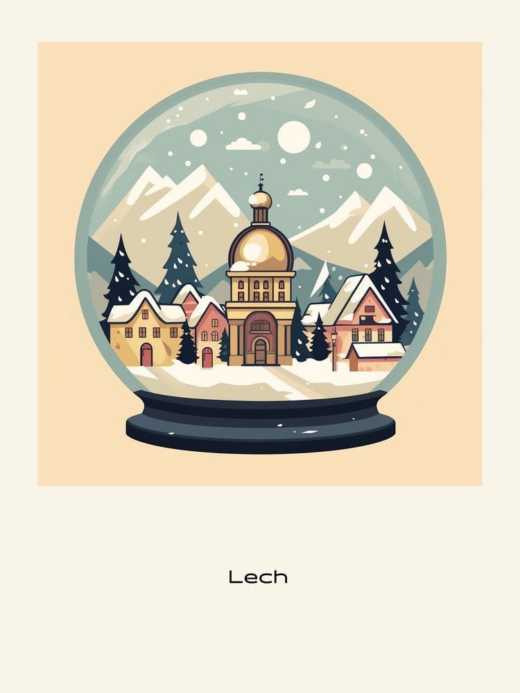 Lech Austria 1 Snowglobe Poster