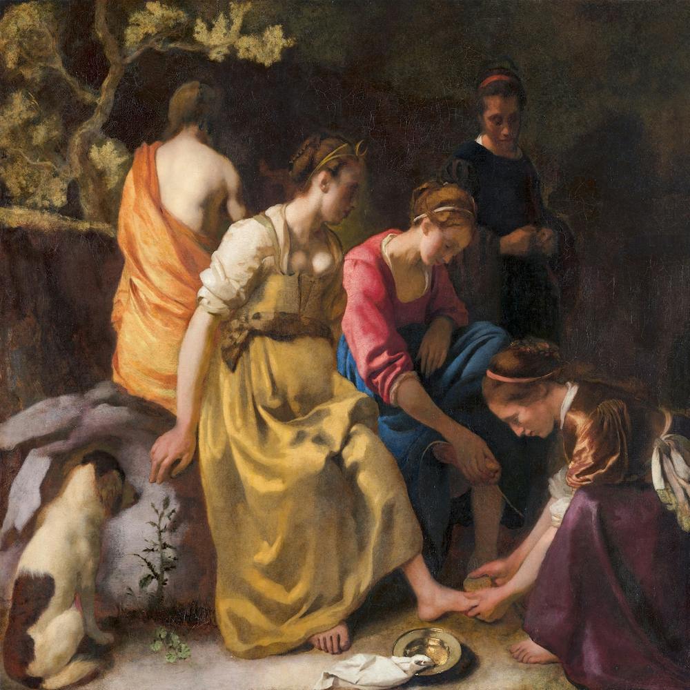 Diana And Her Nymphs, Johannes Vermeer